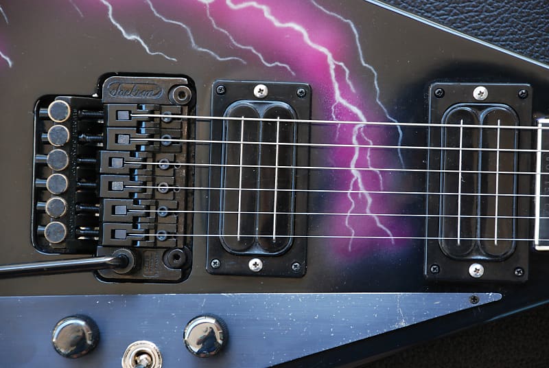 Jackson RR1 Randy Rhoads RaRe Pink Lightning Sky 1991 Bill