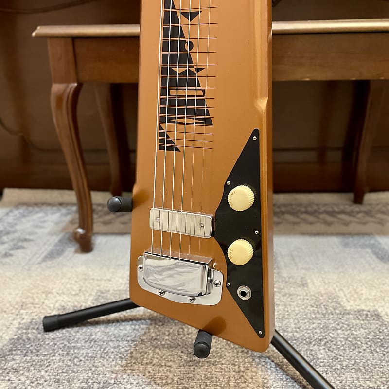 1960's Harmony Lap Steel Copper Wedge | Reverb