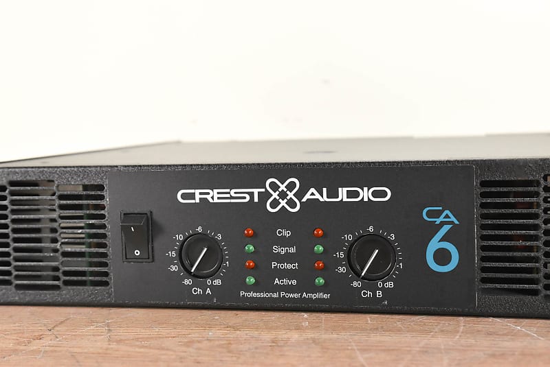Crest Audio CA6 2-Channel Power Amplifier CG002KC | Reverb Crest Audio CA6 2-Channel Power Amplifier CG002KC | Reverb