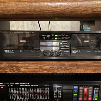 Yamaha Double Cassette Deck - Vintage Natural Sound Model | Reverb