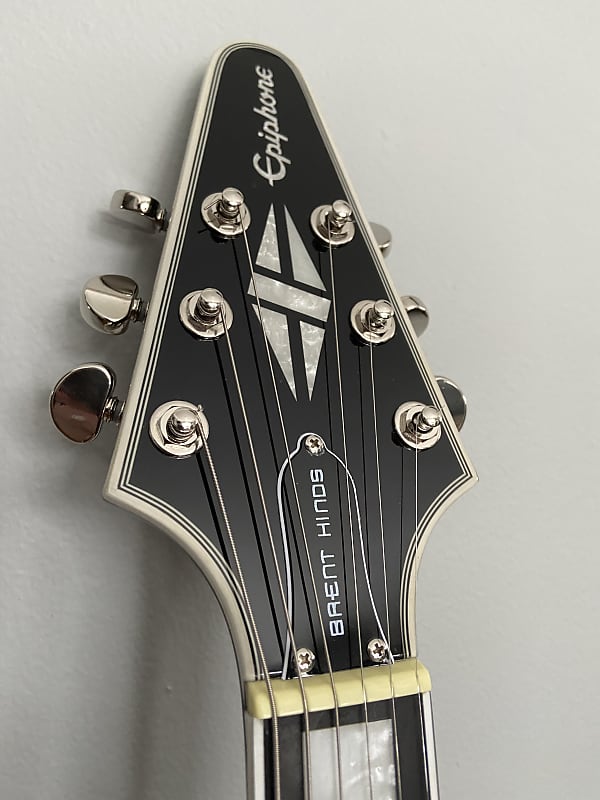 Epiphone Brent Hinds Rare Flying V Custom Black HSC | Reverb Epiphone Brent Hinds Rare Flying V Custom Black HSC | Reverb