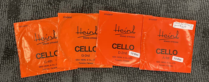 Heinl 1/2 Size cello strings image 1