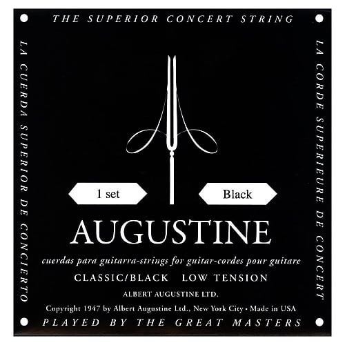 Augustine Classical Black Set - Low Tension image 1