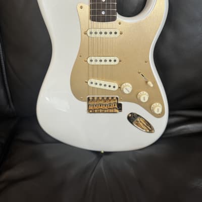 Fender Custom Shop Limited Edition 75th Anniversary Stratocaster 5A Birdseye Maple Neck Rosewood Fingerboard NOS Diamond White Pearl image 14