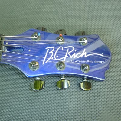 B.C. Rich Bich Platinum Pro 90's blue image 5