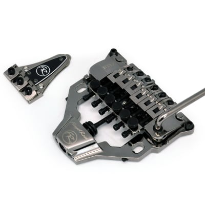 Floyd Rose FRX Top Mount Tremolo Kit Black Nickel with locking nut FRTX05000