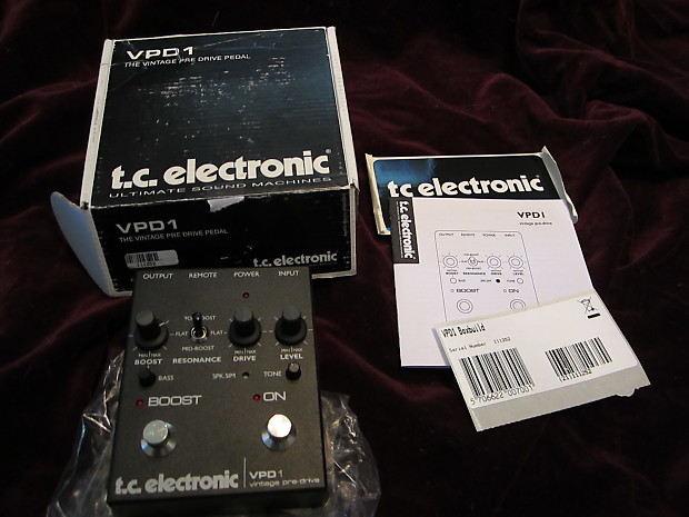 TC Electronic VPD1 Vintage Pre-Drive Black | Reverb