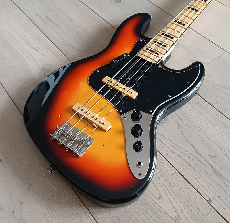 Fernandes Burny Jazz Bass early 70s - Sunburst diMarzio 70s