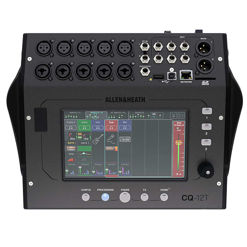 Allen & Heath CQ-12T Compact 12-Channel Digital Mixer with Touchscreen Free Ship image 1