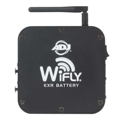 ADJ WiFLY EXR Battery Wireless DMX Transceiver 2-Pack w Cables & Case image 3