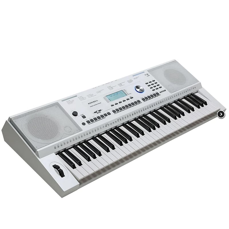 Kurzweil KP-110-WH 61 Keys Full Size Portable Arranger Keyboard White image 1