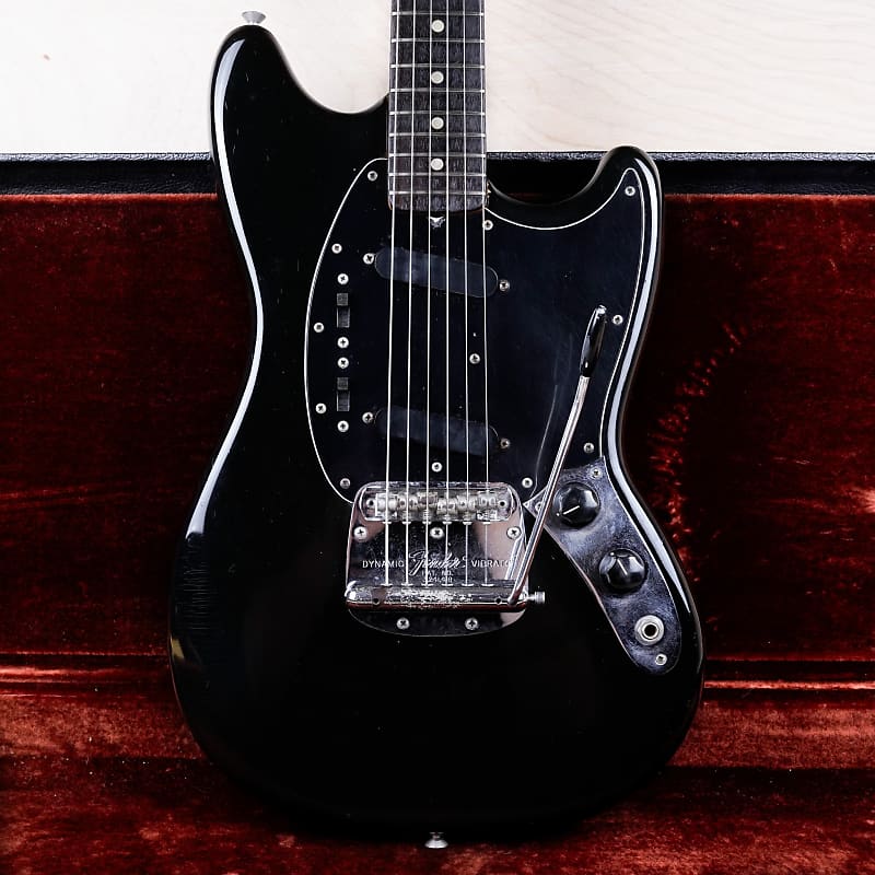 Fender Mustang 1976 Black Vintage USA w/ OHSC | Reverb Canada