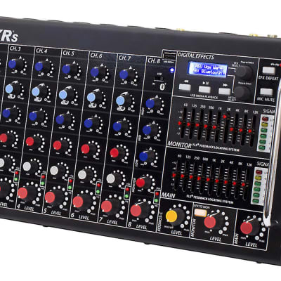 Peavey XR-S 9-channel 1500W Powered Mixer with Midmorph EQ, Digital Effects, Bluetooth Connectivity image 3