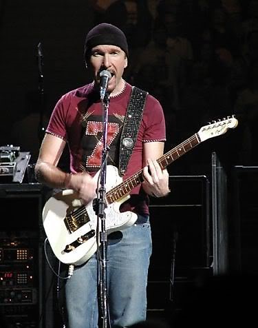 Fender Custom Telecaster 1999 MIJ Vintage White and Gold The Edge U2