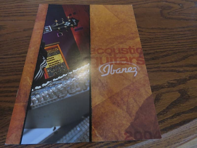 Ibanez Catalog Acoustic 2004 Reverb