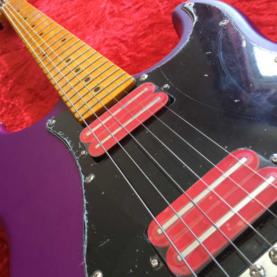 Martyn Scott Instruments Custom Built Partscaster Guitar in Matt Purple image 12