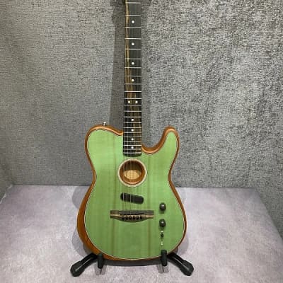 Fender American Acoustasonic Telecaster, Surf Green W/ Bag for sale