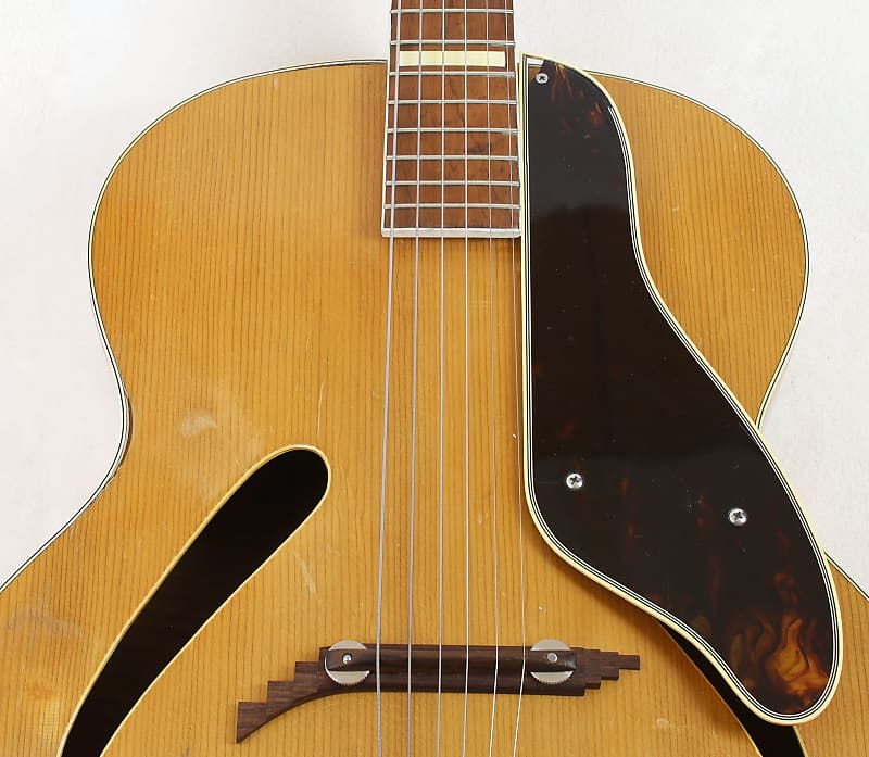 Vintage 1943 GRETSCH Synchromatic 160 Acoustic Archtop w/Cat's Eye F-Holes, Natural Finish image 1