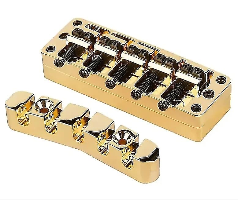 Warwick 5String Bridge Model SP W 30125 5G in Gold As used Reverb