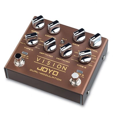JOYO R-09 Revolution Vision Dual Ch. Stereo Modulation Guitar Effects Pedal image 2