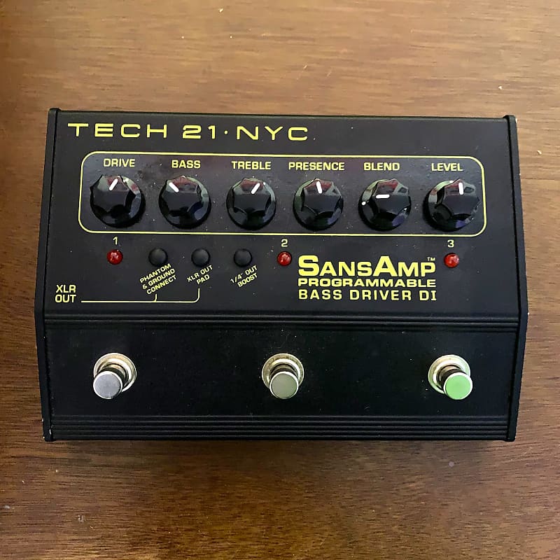 Tech 21 Sansamp Programmable Bass Driver