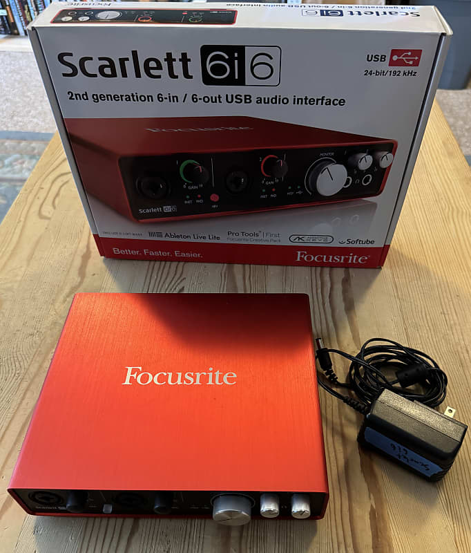 Focusrite Scarlett 6i6 2nd Gen USB Audio Interface | Reverb