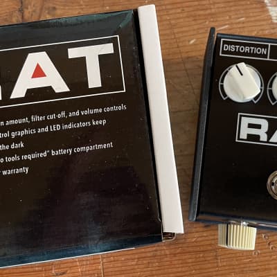 (technically not quite) New ProCo RAT with Upgrades and Rare NOS 1975 LM308 IC Chip, 18v Mod image 1