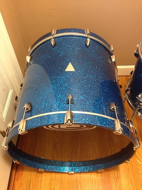 OCDP Orange County Drum And Percussion Newport Series 2012 Blue Sparkle Lacquer
