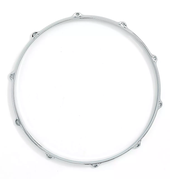 Gibraltar SC-1410SS 14" 10-Lug Snare Side Drum Hoop 2.3mm Chrome image 1