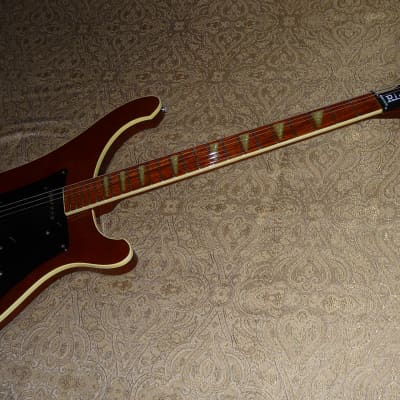 Vintage 1974 Rickenbacker 481 Guitar, Heavy Birdseye Maple, Beautiful RARE Walnut Brown Gloss Finish image 2
