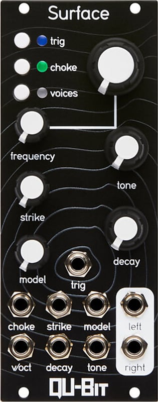 Qu-Bit Surface Multi-Timbral Physical Modeling Voice Eurorack Synth Module image 1