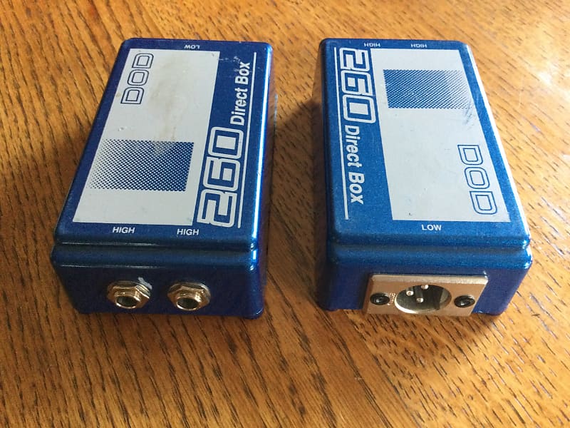 DOD 260 Direct Box Pair Reverb