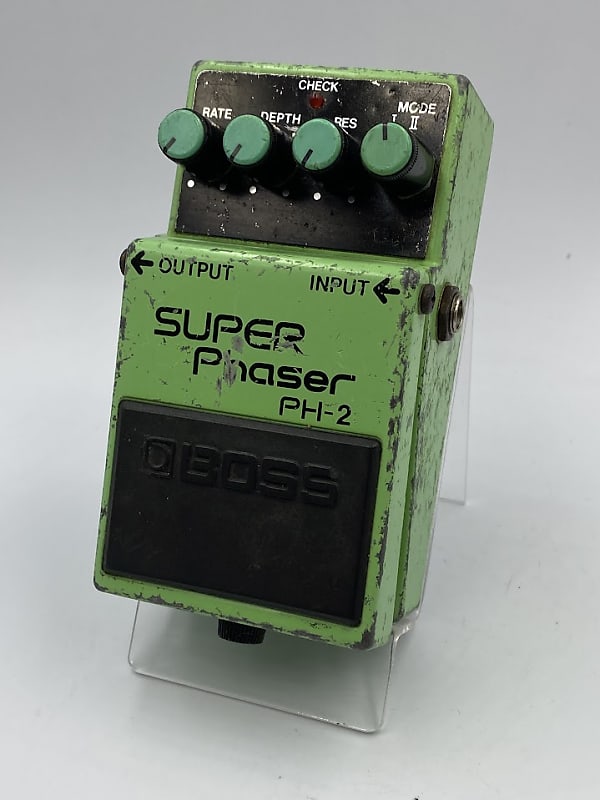 BOSS PH-2 Super Phaser '90s Vintage MIT Guitar Effect Pedal Made in Taiwan  Black Label