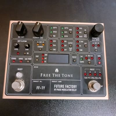 Free The Tone Future Factory FF-1Y-K Ken Signature Model Gold 