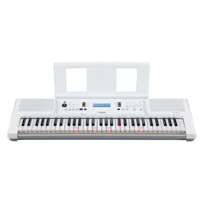 Yamaha EZ-300 61-Key Portable Keyboard with Light-Up Keys Silver