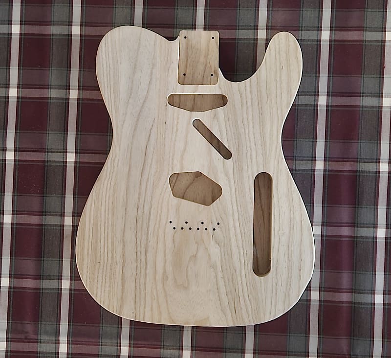 Woodtech Routing - Paint Grade Swamp Ash Telecaster Body - | Reverb