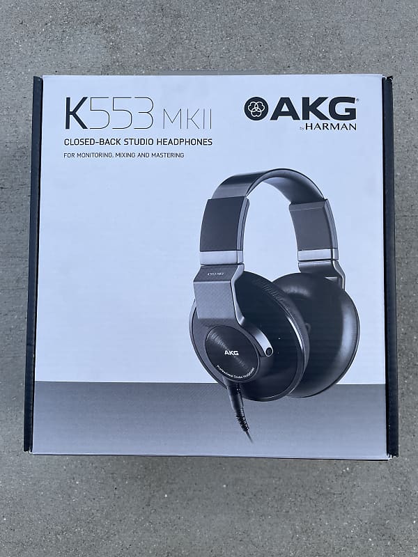 AKG K553 MKII CLOSED BACK STUDIO HEADPHONES | Reverb Canada