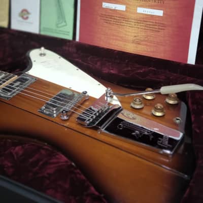 Gibson Custom Historic Art '63 Firebird V Reissue with Maestro Vibrola - Vintage Sunburst image 5