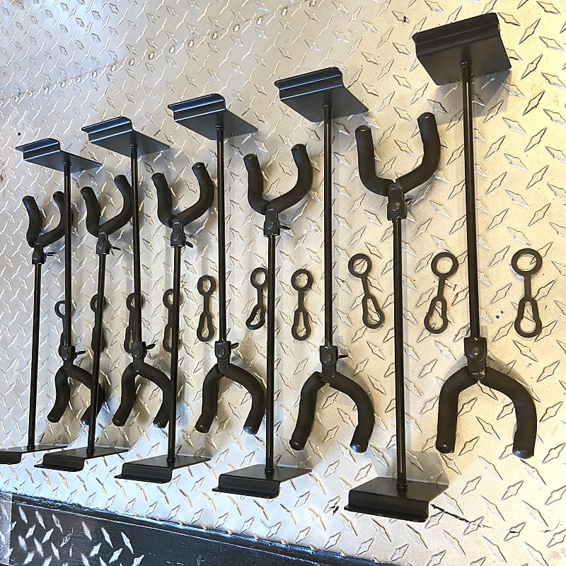 12" swivel Slatwall guitar hangers set of 10 Reverb