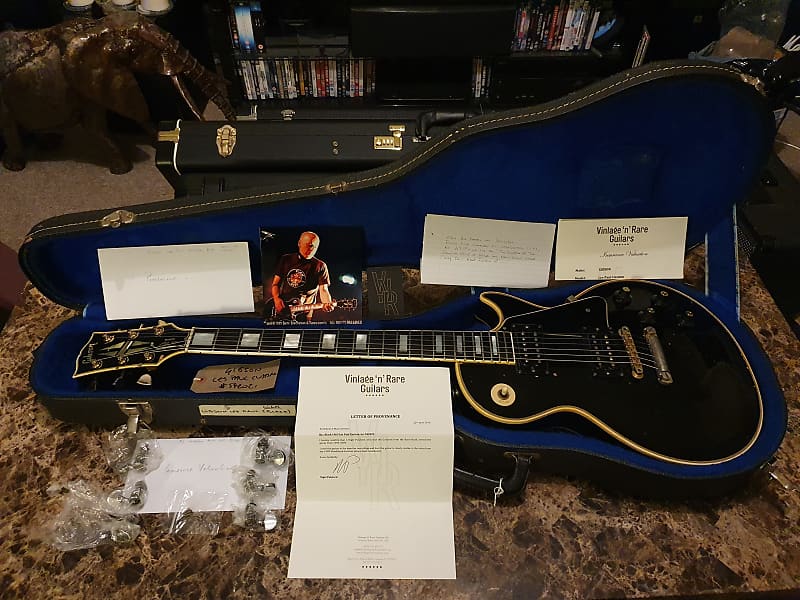 1969 Gibson Les Paul Custom FAMOUS Artist Owned by BUSH! Played on stage at Woodstock! Black Beauty image 1
