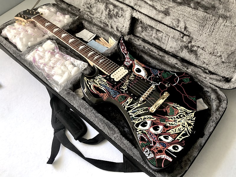 👁‍🗨 Hide Seth et holth 👁‍🗨 Burny X JAPAN Hideto Matsumoto guitar 松本秀人  自傳 紀錄片 電影custom Mockingbird MG 吉他 150x 450x 120x 125s 140x 165x 180 280x.  Fernandes ฮิเดโตะ มัตสึโมโตะ HIDE Guitar吉他。（破裂眼睛)