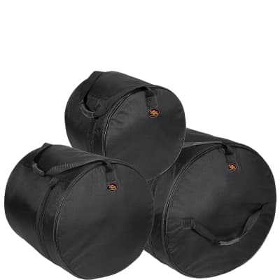 Sonor SQ1 GT Black 24x14/13x9/16x15 Drum Kit Shell Pack w/Natural Hoops +GigBags | Authorized Dealer image 6