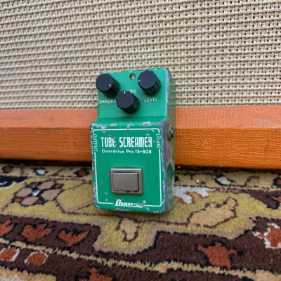 Vintage 1980 Ibanez TS808 Original RC4558P RC Tube Screamer Guitar Effects Pedal image 1