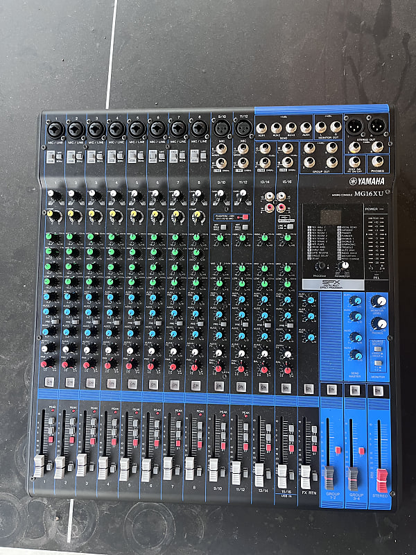 Yamaha MG16XU 16 Channel Analog Mixer 2016 Present Black Reverb