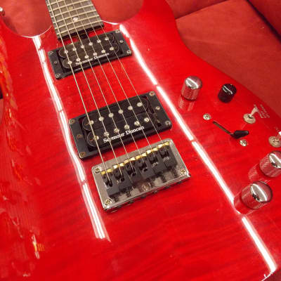 Brian Moore iM Synth Guitar W/Midi Pickups & Gig Bag Trans Red image 10