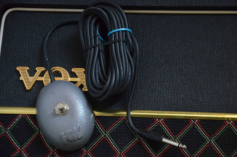 VOX AC15+AC30 1960s vintage style cast iron footswitch=super Reverb