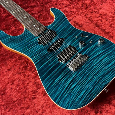 T's Guitars DST-22 "5A Exotic Maple Top / Honduras Mahogany Body" -Teal Green- [GSB019] image 3