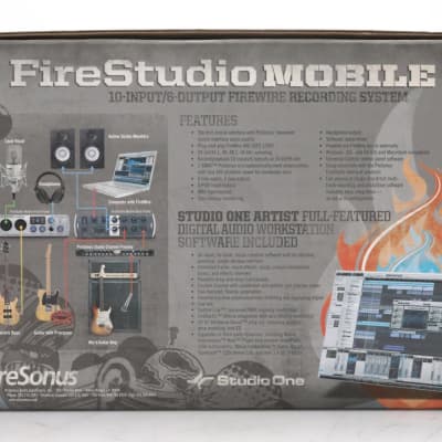 PreSonus FireStudio Mobile Digital Recording Interface & Audix XLR Cable #48040 image 4