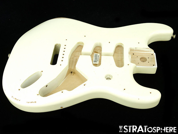 Vintage 60s RI Fender Road Worn Strat BODY Stratocaster Olympic White SALE