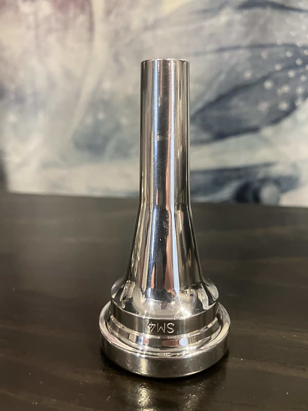 Denis Wick SM4 Euphonium Mouthpiece 2003 Silver Plated Reverb